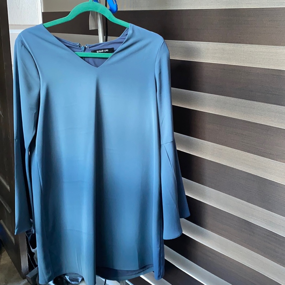 Blue dress